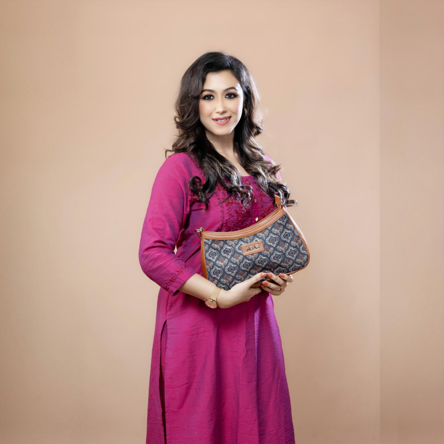 Ajrakh Shaded Regular Sling