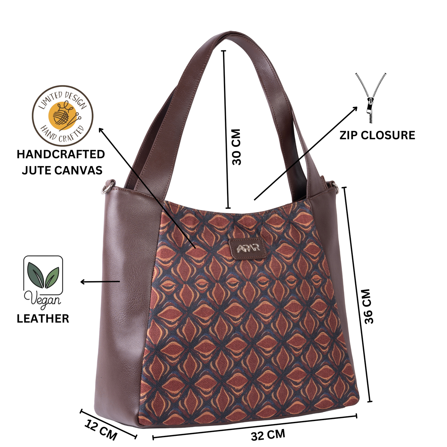 Ajrakh Jaal Classic Tote Bag
